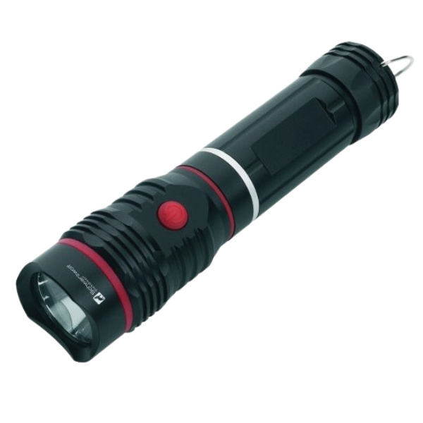 Logo trade promotional giveaways picture of: Flashlight BIWA Schwarzwolf